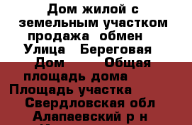 Дом жилой с земельным участком продажа, обмен. › Улица ­ Береговая › Дом ­ 30 › Общая площадь дома ­ 34 › Площадь участка ­ 1 800 - Свердловская обл., Алапаевский р-н, Измоденово с. Недвижимость » Дома, коттеджи, дачи продажа   